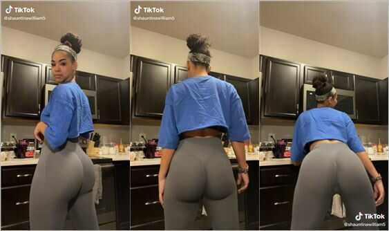 shauntinawilliam5 tight spandex booty