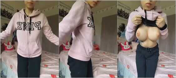 Bigger than thought flashing tits