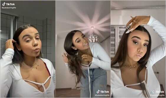 julesboringlife big tits cleavage